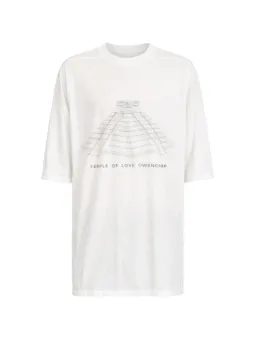 Rick Owens Jumbo SS graphic-print T-shirt