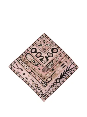 PUCCI geometric-print silk scarf