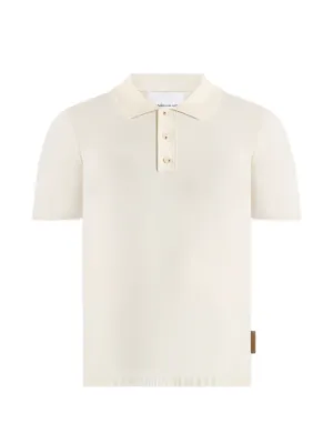 Manière De Voir Bryn luxe knitted polo top