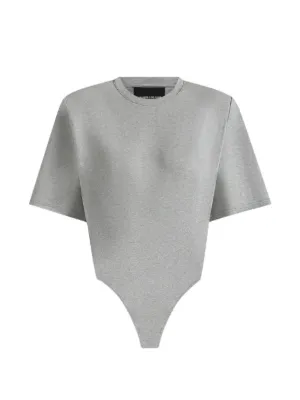 Manière De Voir Mia wide shoulder bodysuit T-shirt
