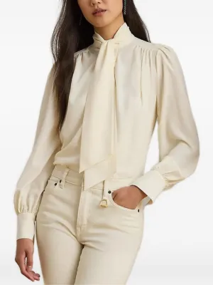 Lauren Ralph Lauren tie-neck blouse