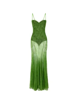 Elisabetta Franchi Red Carpet dress in floral lace