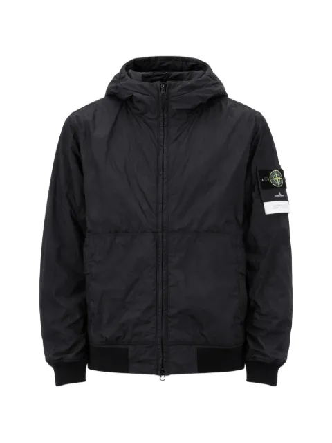 Stone Island hooded bomber jacket