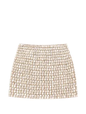 Valentino Garavani mini skirt in embroidered organza