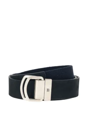 Boggi Milano leather belt with stretch band