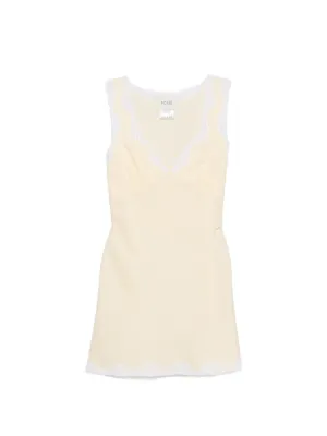 Posse Tabitha lace-trim mini dress