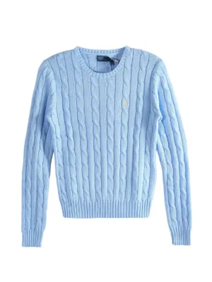 Polo Ralph Lauren cable-knit round-neck sweater