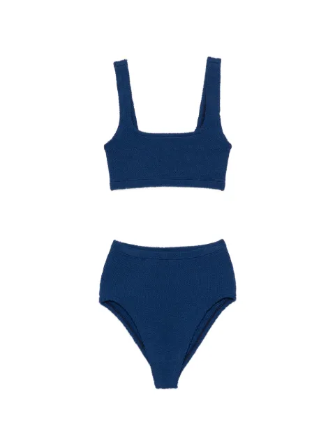 Hunza G Patricia crinkle-effect bikini