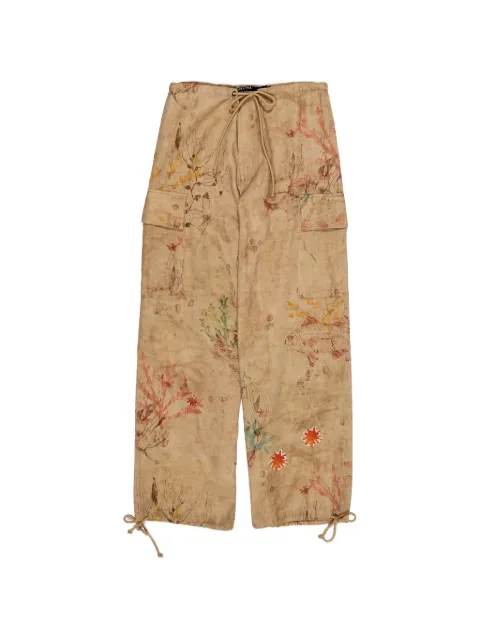 BIMBA Y LOLA  floral cargo trousers