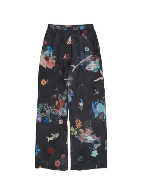 BIMBA Y LOLA  floral-print trousers