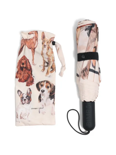 BIMBA Y LOLA  dog print umbrella