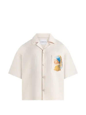 Mani&egrave;re De Voir Stephane "a girl with a pearl earring" boxy shirt