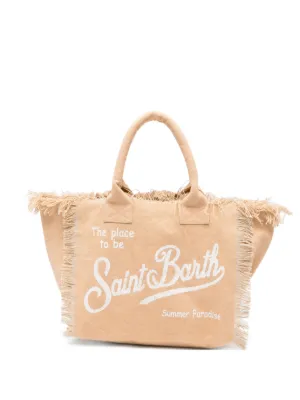 MC2 Saint Barth Vanity frayed-edge tote bag