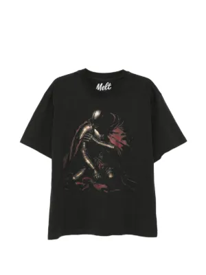 Melt graphic-print T-shirt
