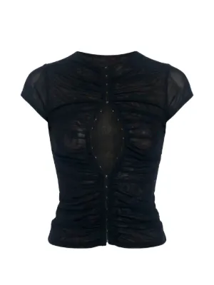 AXEL 113 Gia ruched cutout top