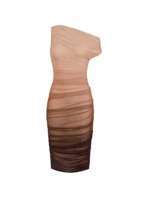 Elisabetta Franchi dress in graduated tulle fabric