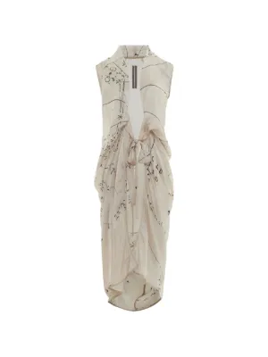 Rick Owens sleeveless draped dress