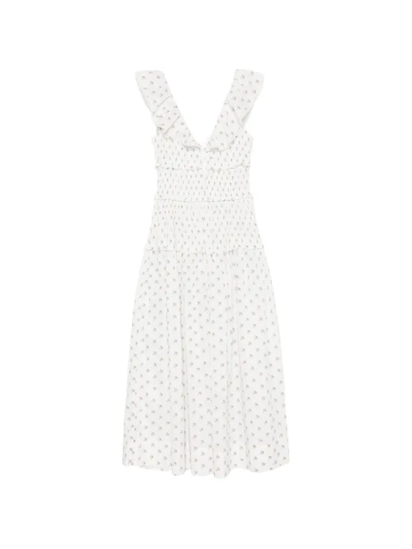 D&Ocirc;EN Sorina floral-print midi dress
