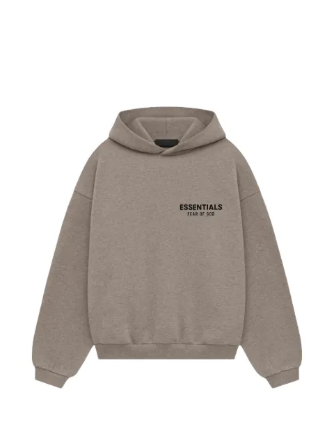 FEAR OF GOD ESSENTIALS KIDS logo-print fleece hoodie