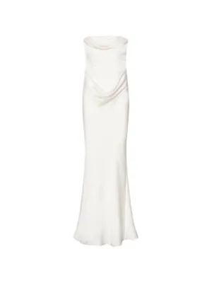 ROTATE BIRGER CHRISTENSEN corsage strapless maxi dress