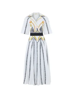 Temperley London Juniper floral-print wrap dress