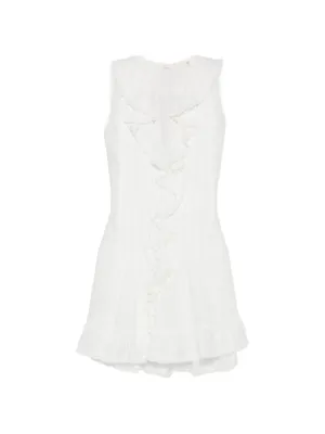D&Ocirc;EN Henrietta ruffled sleeveless midi dress