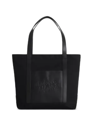 Maison Kitsun&eacute; large canvas tote bag