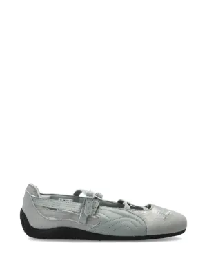 PUMA crocodile-effect buckle-fastening sneakers