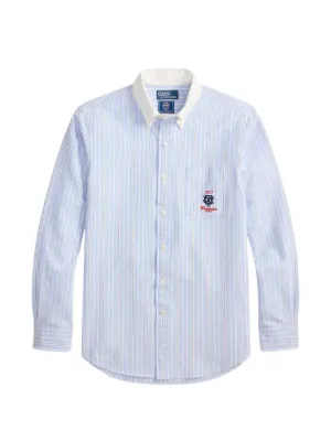 Polo Ralph Lauren x Wimbledon striped embroidered oxford shirt