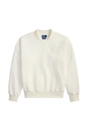 Polo Ralph Lauren tennis crest collared sweatshirt