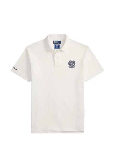 Polo Ralph Lauren Wimbledon crest pointelle polo shirt