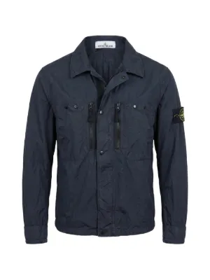 Stone Island zip-up shirt