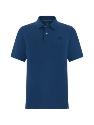 Boggi Milano pique button polo shirt