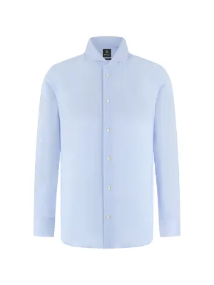 Boggi Milano naples collar checked shirt