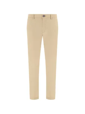 Boggi Milano zip cotton trousers