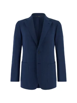 Boggi Milano patch-pocket single-breasted blazer
