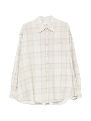 OUR LEGACY Borrowed check-print shirt
