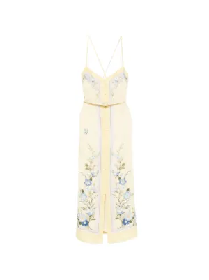Self-Portrait floral-print midi dress