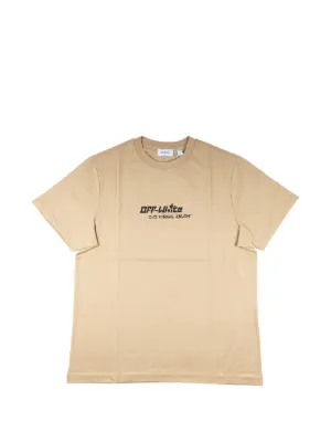 Off-White Cryst Croco logo-print slim-fit T-shirt