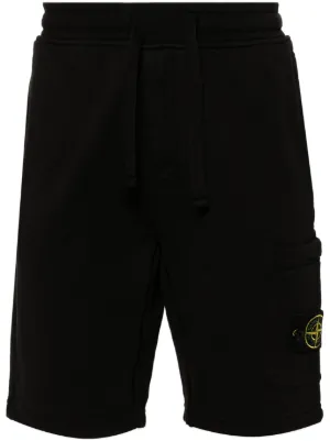 Stone Island logo-patch cargo shorts