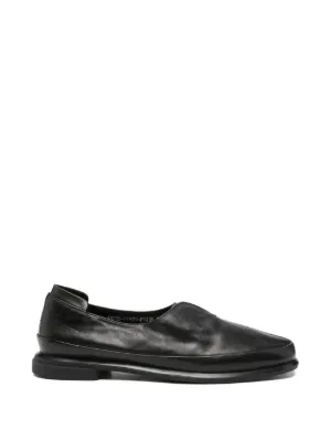 SERGIO MORETTI FIRENZE center-seam leather loafers