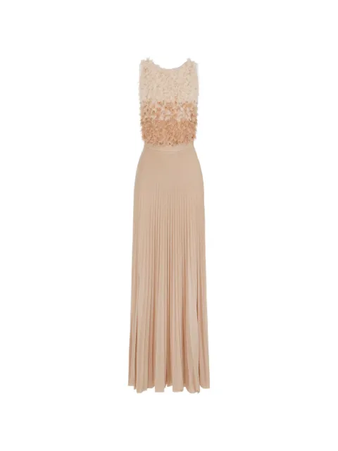 Elisabetta Franchi Red Carpet tulle and lurex jersey dress