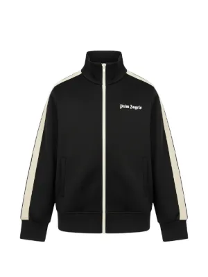 Palm Angels Kids stripe-detail zip-up track jacket