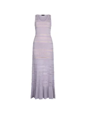 LIU JO long openwork knit dress