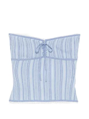 Asta Resort Cleo lace-up top