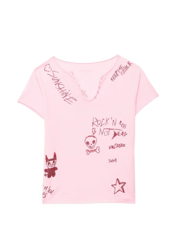 Zadig&Voltaire Happy henley T-shirt