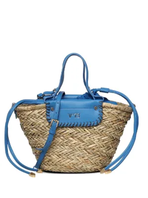 V&deg;73 whipstitch-trim beach-bag