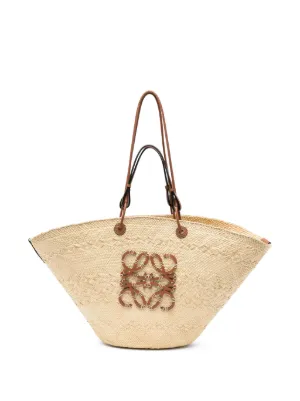 LOEWE Anagram woven tote bag