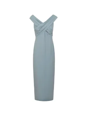 Lauren Ralph Lauren off-shoulder midi dress