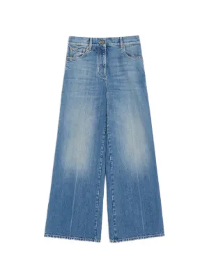 Valentino Garavani whiskering-effect jeans 